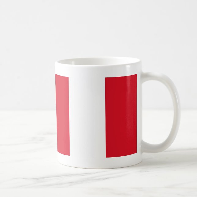 Caneca De Café Bandeira do Peru (Direita)