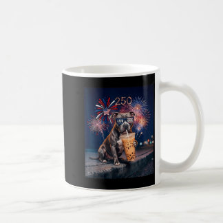 Caneca De Café Bandeira do Pitbull Francês Bebendo Café Gelado Ca