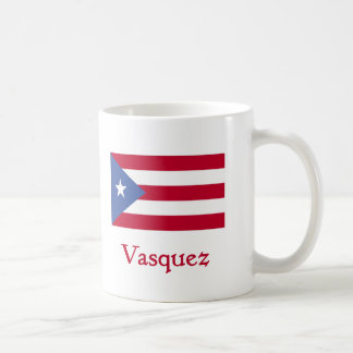 Caneca De Café Bandeira do porto-riquenho de Vasquez