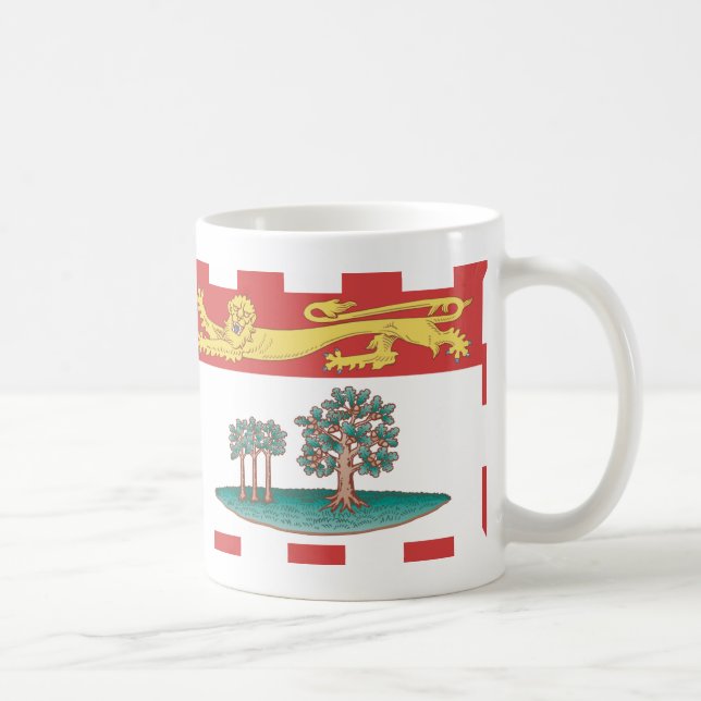 Caneca De Café bandeira do Príncipe Edward Island Mug (Direita)