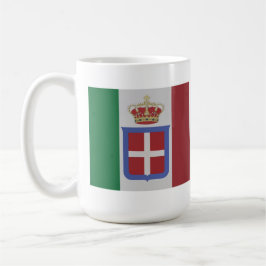 Caneca De Café bandeira do Reino da Itália