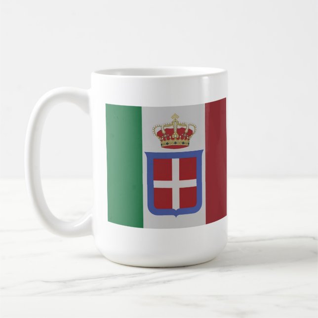 Caneca De Café bandeira do Reino da Itália  (Esquerda)