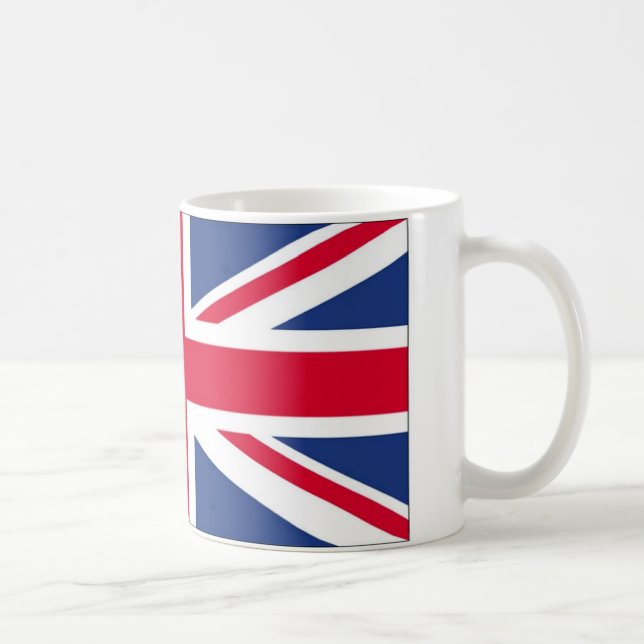 Caneca De Café Bandeira do Reino Unido (Direita)