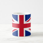Caneca De Café Bandeira do Reino Unido<br><div class="desc">Bandeira do Reino Unido</div>