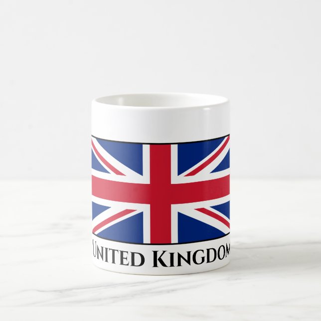 Caneca De Café Bandeira do Reino Unido (Centro)
