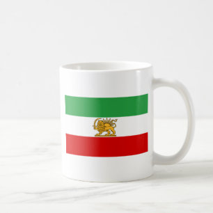 Caneca De Café Bandeira do Shah de 1964-1980) شیروخورشی