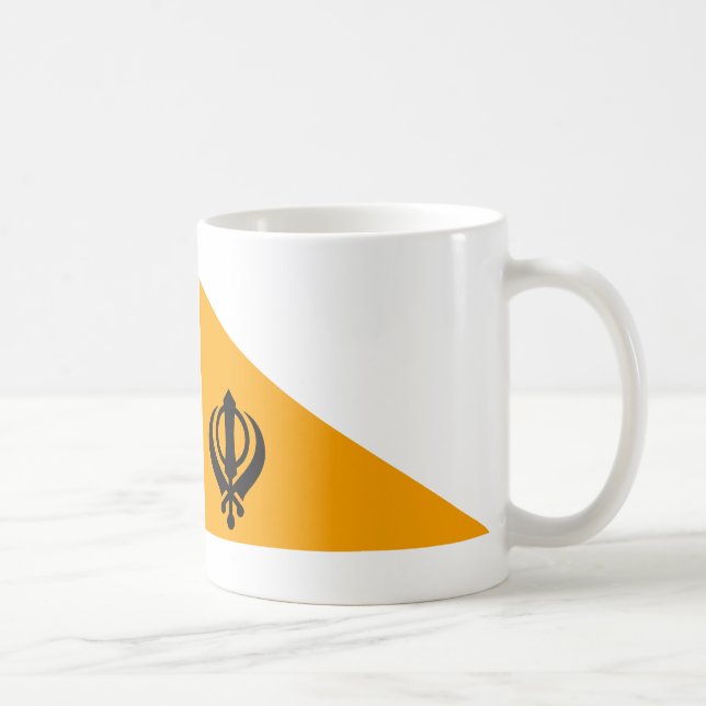 Caneca De Café Bandeira do sikh (Direita)