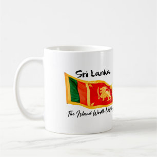 Caneca De Café Bandeira do Sri Lanka - A ilha que vale a pena vis