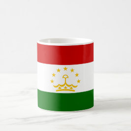 Caneca De Café Bandeira do Tajiquistão (Tajiquistão) (República d
