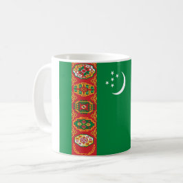 Caneca De Café Bandeira do Turcomenistão (Turcomenistão)