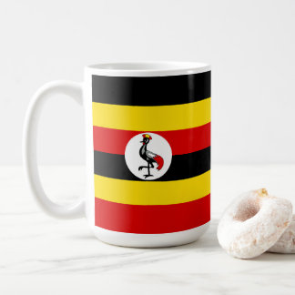 Caneca De Café Bandeira do Uganda