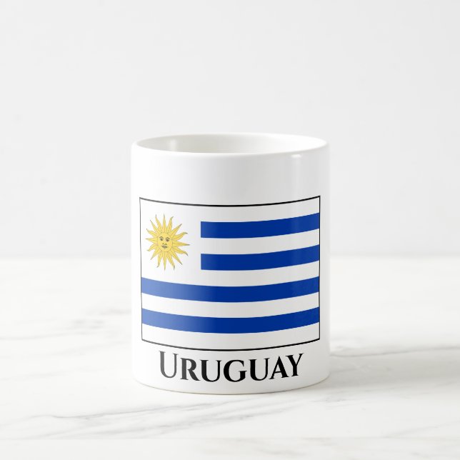 Caneca De Café Bandeira do Uruguai (Uruguai) (Centro)