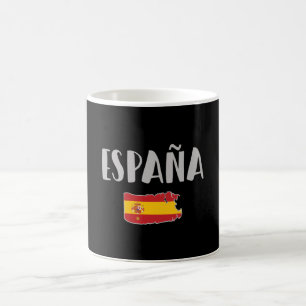 Caneca De Café Bandeira do Ventilador de Futebol do espanha