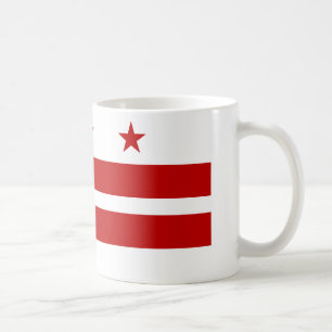 Caneca De Café Bandeira do Washington DC