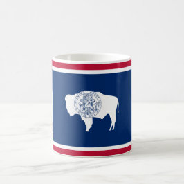 Caneca De Café Bandeira do Wyoming