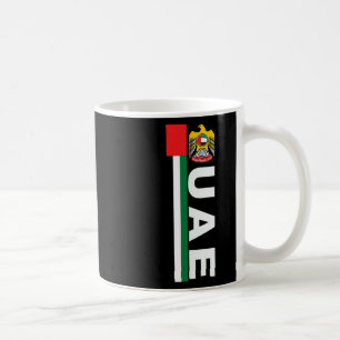 Caneca De Café Bandeira dos Emirados Árabes Unidos estilo futebol