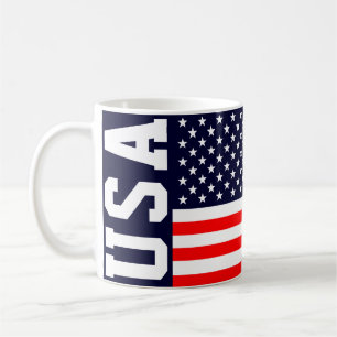 Caneca De Café Bandeira dos Estados Unidos da América