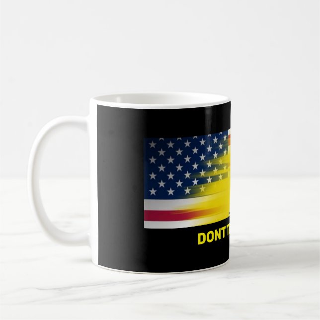 Caneca De Café Bandeira dos EUA com Gadsden Flag Mug (Esquerda)
