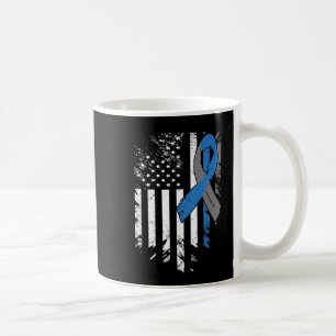 Caneca De Café Bandeira dos EUA Conscientização sobre Diabetes Ti