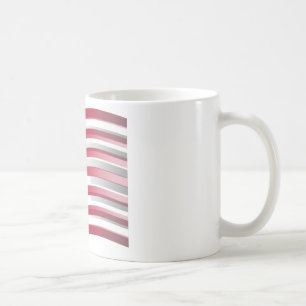 Caneca De Café Bandeira dos EUA Enriquecida: Design Artístico Ond