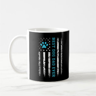Caneca De Café Bandeira dos EUA Melhor Pai de Cachorro de Todos o