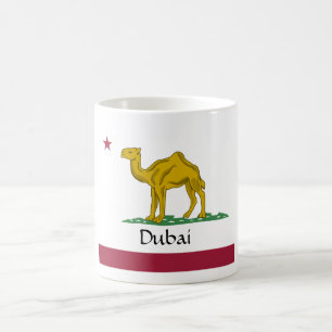 Caneca De Café Bandeira engraçada de Dubai