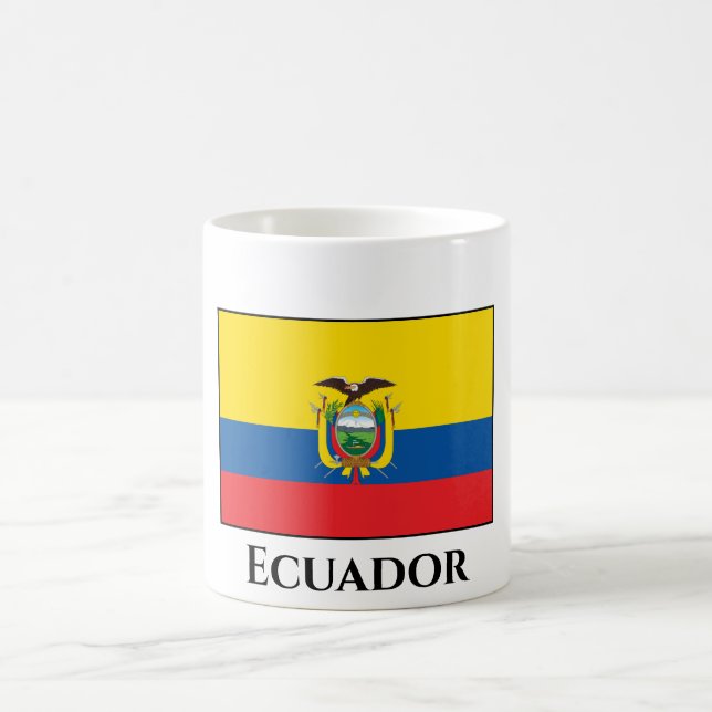 Caneca De Café Bandeira Equador (Equador) (Centro)