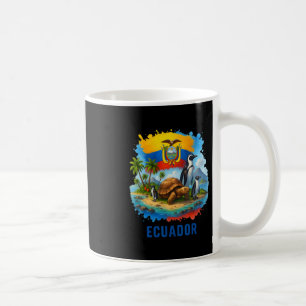 Caneca De Café Bandeira equatoriana Equador Ilhas Galápagos Féria