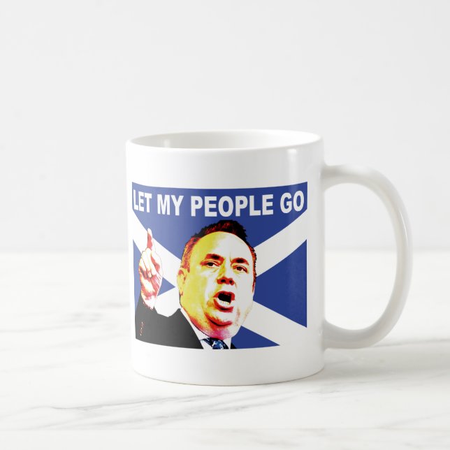Caneca De Café Bandeira escocesa com Alex Salmond (Direita)