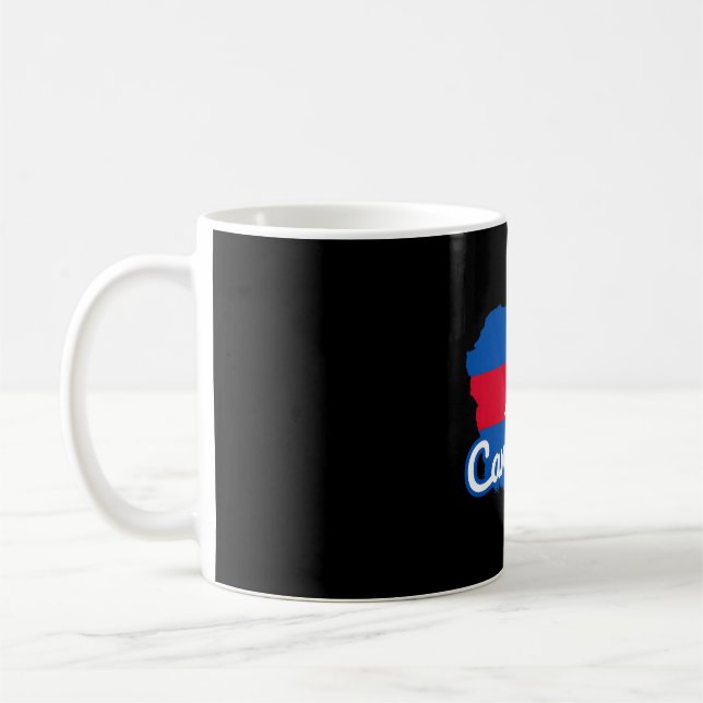 Caneca De Café Bandeira � Espírito da Austrália no Camboja (Esquerda)