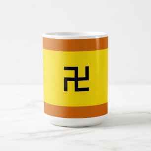 Caneca De Café Bandeira étnica Panamá de Kuna Yala