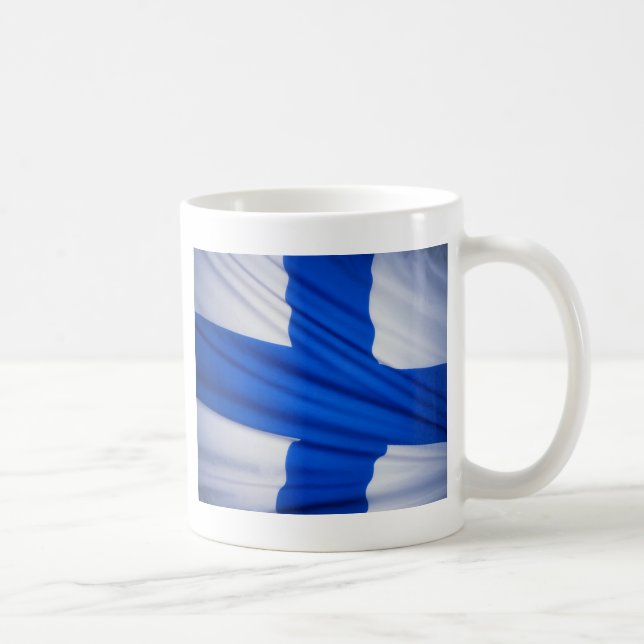 CANECA DE CAFÉ BANDEIRA FINLANDESA (Direita)