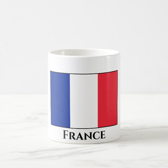 Caneca De Café Bandeira França (Francês) (Centro)