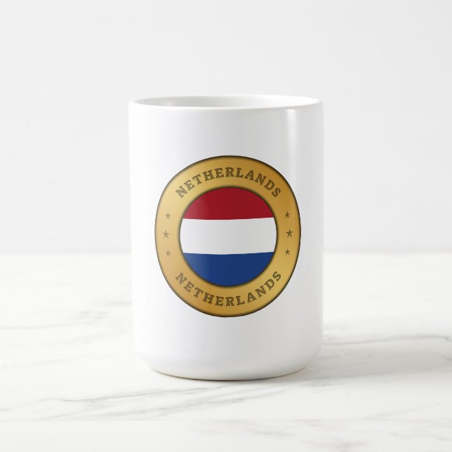 Caneca De Café Bandeira Holandesa (Centro)