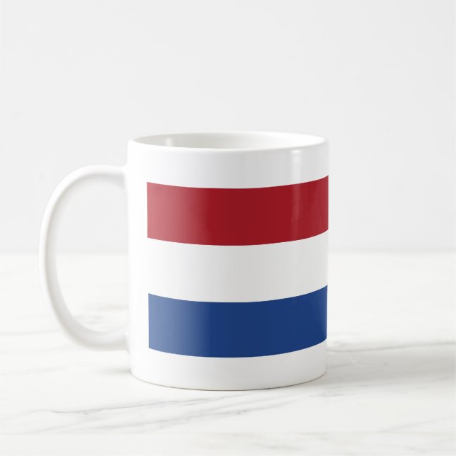 Caneca De Café Bandeira Holandesa (Esquerda)