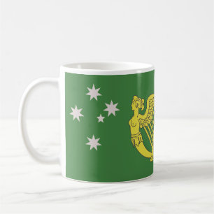 Caneca De Café bandeira irlandesa australiana