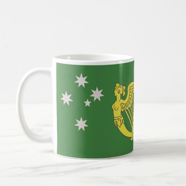 Caneca De Café bandeira irlandesa australiana (Esquerda)