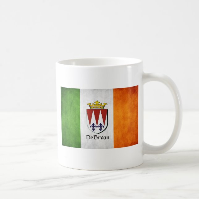 Caneca De Café Bandeira irlandesa DeBryan (Direita)