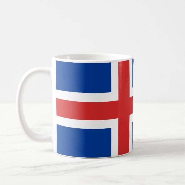 Caneca De Café Bandeira (islandêsa) de Islândia (Esquerda)