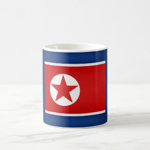 Caneca De Café Bandeira Legal da Coreia do Norte