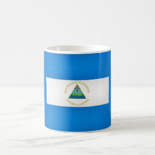 Caneca De Café Bandeira Legal da Nicarágua