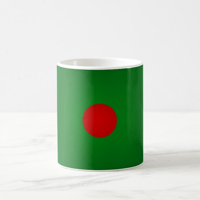Caneca De Café Bandeira legal de Bangladesh (Centro)