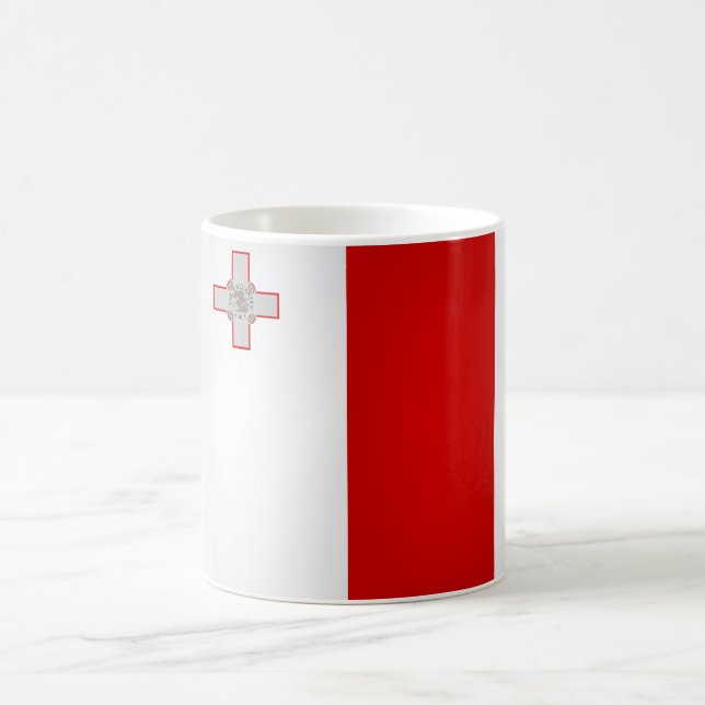 Caneca De Café Bandeira legal de Malta (Centro)