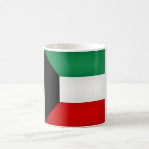 Caneca De Café Bandeira Legal do Kuwait