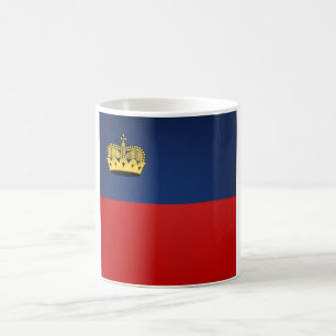 Caneca De Café Bandeira Legal do Liechtenstein