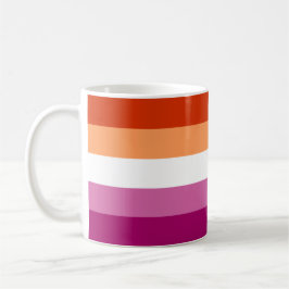 Caneca De Café Bandeira Lésbica