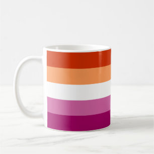 Caneca De Café Bandeira Lésbica