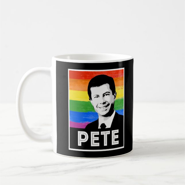 Caneca De Café Bandeira LGBT Pete (Esquerda)