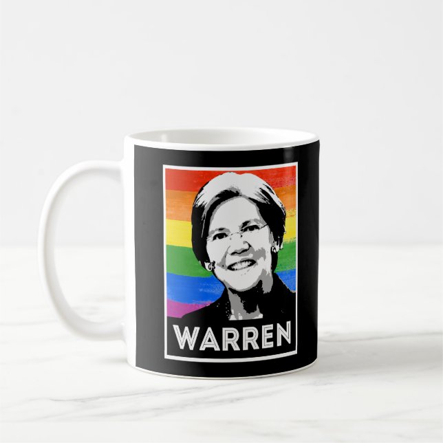 Caneca De Café Bandeira LGBT Warren (Esquerda)