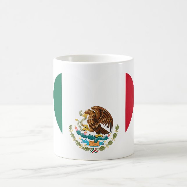 Caneca De Café bandeira mexicana (Centro)